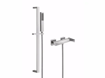 PABLOLUX - F9808-12WSQ - Single handle shower mixer with hand shower by Rubinetteria Giulini - view 2